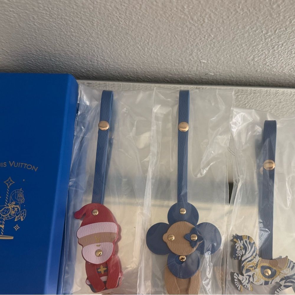 Brand new Louis Vuitton Gift with purchase bag charms with box set of 3